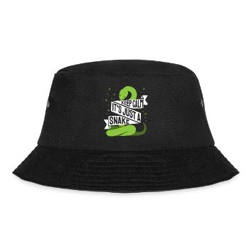 Es ist nur eine Schlange Schlangen Herpetologie Ge - Bucket Hat - Schwarz - Vorne - Lela (165cm)