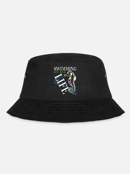 schwimmen Schwimmer - Bucket Hat - Schwarz