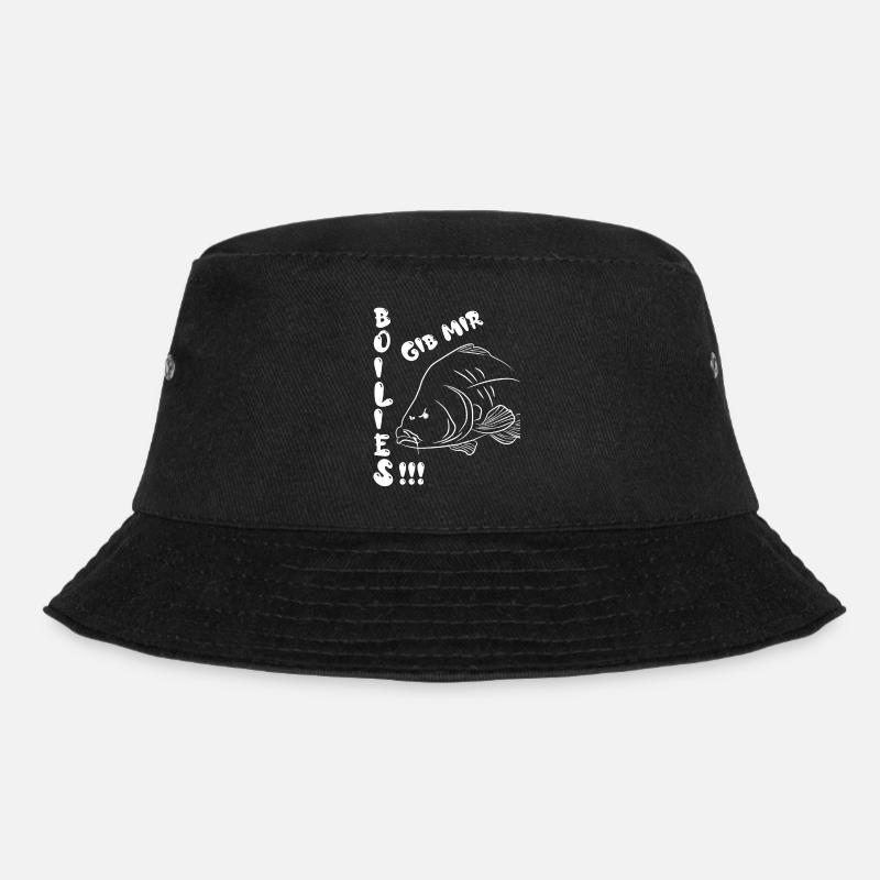 Carp angler boilies carp - Bucket Hat - black