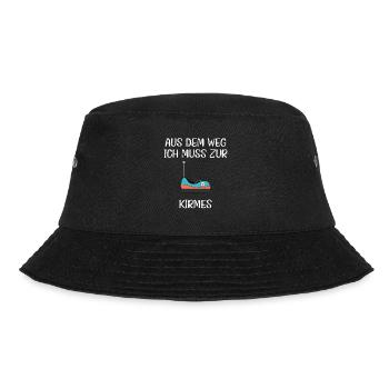 Aus dem Weg ich muss zur Kirmes - Bucket Hat - Schwarz - Vorne - Lela (165cm)