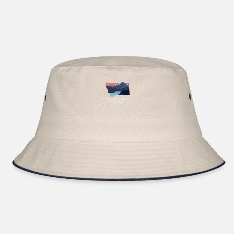 Montana Proud State Motto Der Schatzstaat Bucket Hat