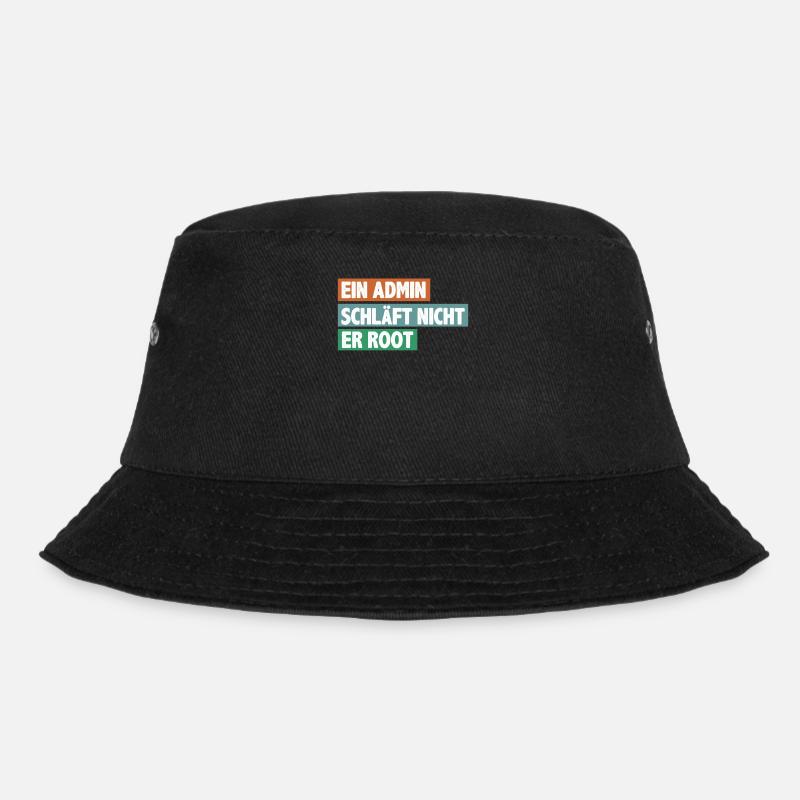 Admin Informatiker Informatik Administrator - Bucket Hat - Schwarz