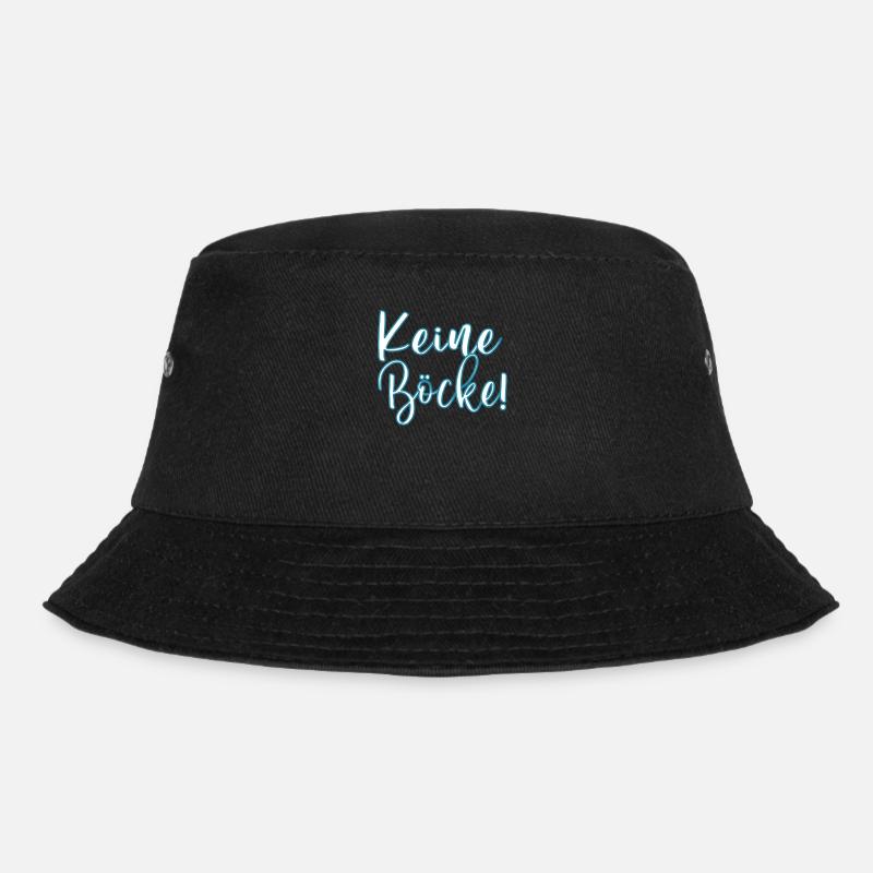 Keine Böcke - Bucket Hat - Schwarz