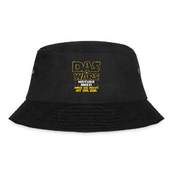 Das Wars Matura 2021 Möge Macht Mit Dir Sein Absch - Bucket Hat - Schwarz - Vorne - Lela (165cm)