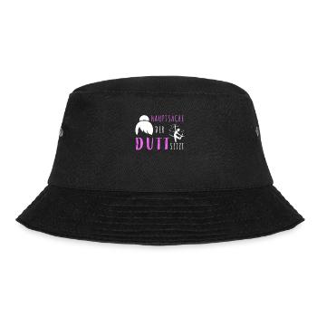 RSG Rhythmische Sportgymnastik Spruch Dutt - Bucket Hat - Schwarz - Vorne - Lela (165cm)