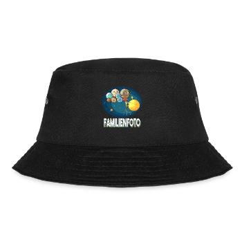 Foto Sonnenystem Planeten Planet Familienfoto - Bucket Hat - Schwarz - Vorne - Lela (165cm)