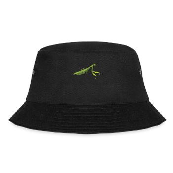 Cute Praying Mantis Love Funny Praying Mantis - Bucket Hat - black - Front - Lela (165cm)