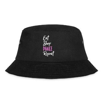 Eat sleep dance repeat - Bucket Hat - black - Front - Lela (165cm)