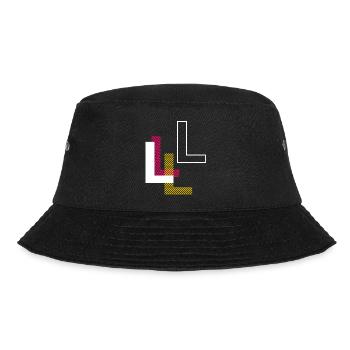 L - initial letter design gifts - Bucket Hat - black - Front - Lela (165cm)