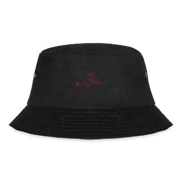 Tattoo rose - Bucket Hat - black - Front - Lela (165cm)