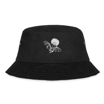 Bat Halloween bats scary - Bucket Hat - black - Front - Lela (165cm)