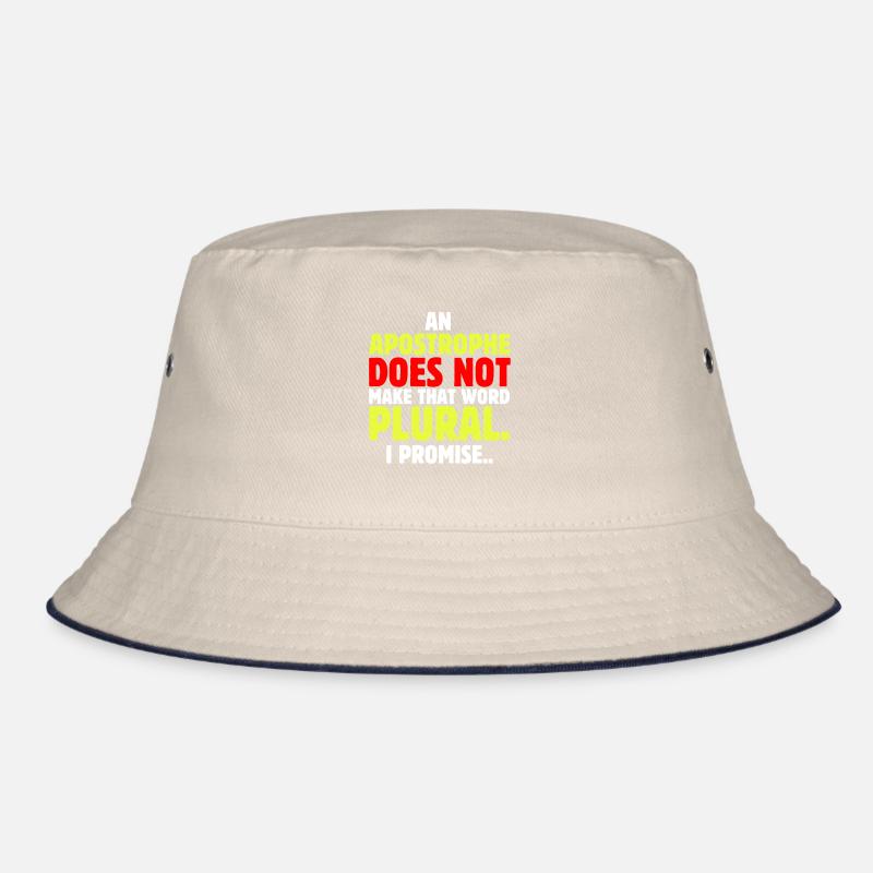 Interpunktionstag Englischlehrer Grammatik Grammat Bucket Hat