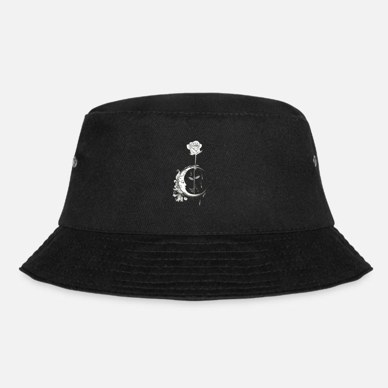 Witchcraft Moon rose okkult - Bucket Hat - Schwarz