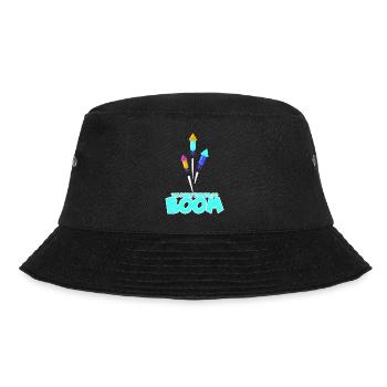 Feuerwerk Sylvster Neujahr Party - Bucket Hat - Schwarz - Vorne - Lela (165cm)