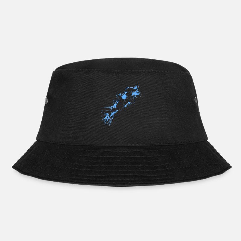 Hammerhead Fish - Bucket Hat - black