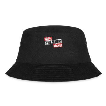 Köln Jeck Karneval Kölner Dom Kölle Alaaf Geschenk - Bucket Hat - Schwarz - Vorne - Lela (165cm)