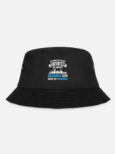 Bochum Skyline Bochumer Ruhrpott Ruhrgebiet Lustig - Bucket Hat - Schwarz