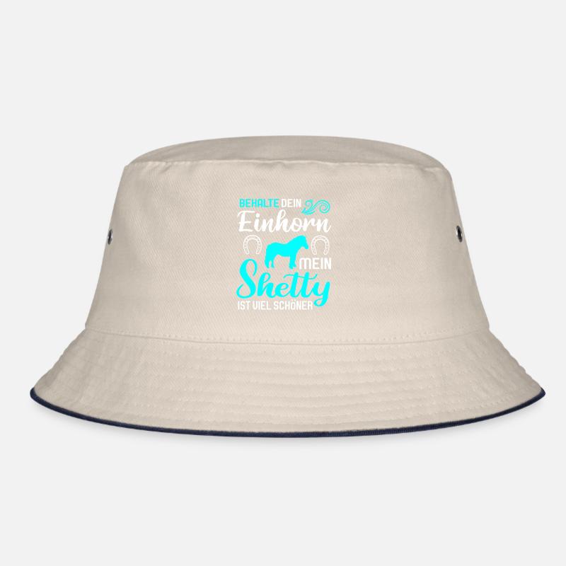 Shetty Shetland Pony Pferd Geschenk Bucket Hat