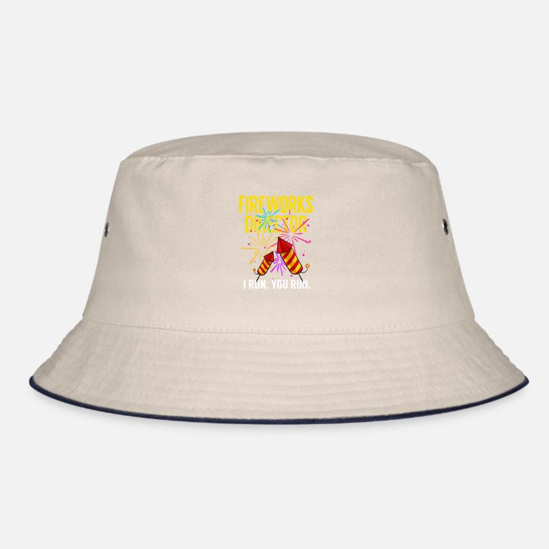 Fireworks Pyrotechnician Cracker Rocket Bucket Hat