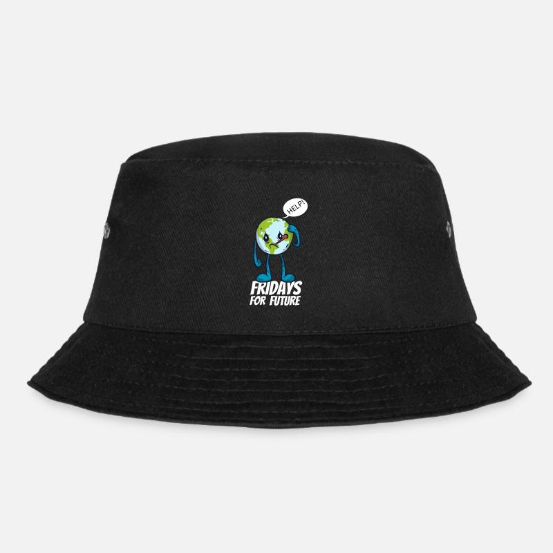Fridays for future 3 - Bucket Hat - black