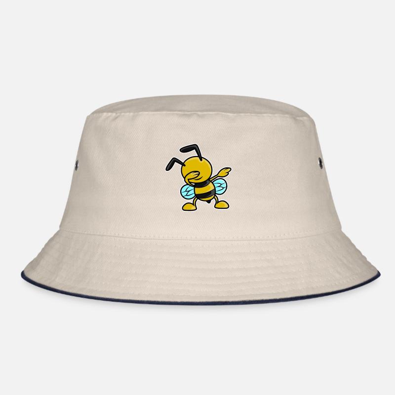Bee dabbing cool trend dab dance beekeeper gift Bucket Hat