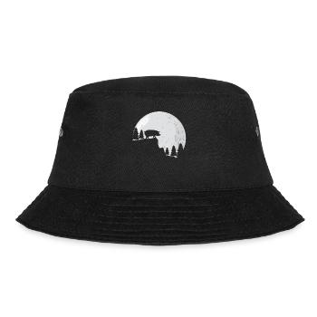 Schwein Schweinchen Schweine Geschenk - Bucket Hat - Schwarz - Vorne - Lela (165cm)