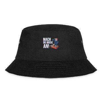 EDM Elektro Musik Lustig Techno Hardstyle - Bucket Hat - Schwarz - Vorne - Lela (165cm)