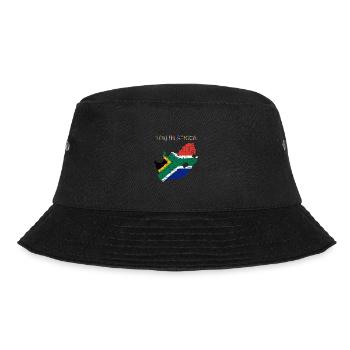 South Africa - Art Design - Bucket Hat - black - Front - Lela (165cm)