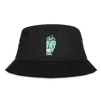 Bicycle environmental protection climate protection - Bucket Hat - black - Front - Lela (165cm)