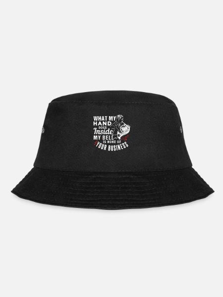 Horn Waldhorn Geschenk - Bucket Hat - Schwarz