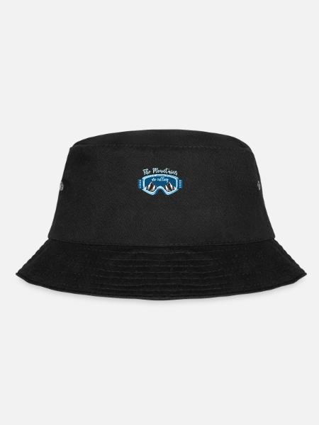 The Mountains Are Calling Skibrille Berge Apres - Bucket Hat - Schwarz