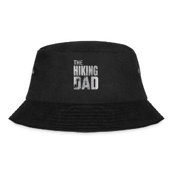 Hiking Hiking Father Dad Mountaineering Gift - Bucket Hat - black - Front - Lela (165cm)