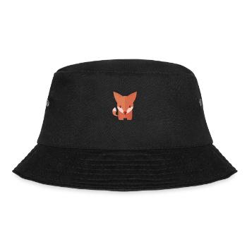 Cute fox - Bucket Hat - black - Front - Lela (165cm)