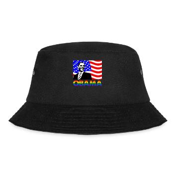 Barack Obama Supports LGBTQ Gender Equality Fun Gi - Bucket Hat - black - Front - Lela (165cm)