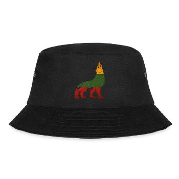 Lietuva Iron Wolf - Bucket Hat - Schwarz - Vorne - Lela (165cm)