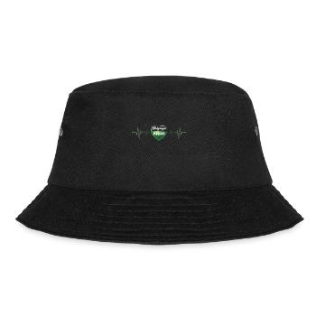 Blood type peppermint schnapps heartbeat - Bucket Hat - black - Front - Lela (165cm)