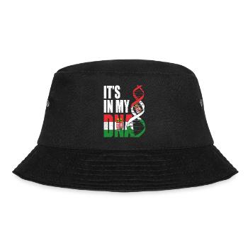 Ungarn DNA Spruch Ungarische Flagge - Bucket Hat - Schwarz - Vorne - Lela (165cm)