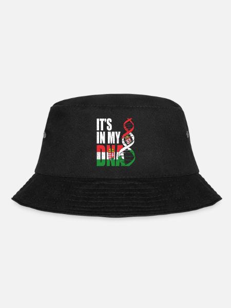 Ungarn DNA Spruch Ungarische Flagge - Bucket Hat - Schwarz