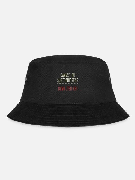 Lustige Sprüche - Lehrer Schüler - Bucket Hat - Schwarz