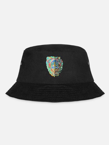 Jesus Löwe von Juda - Bucket Hat - Schwarz
