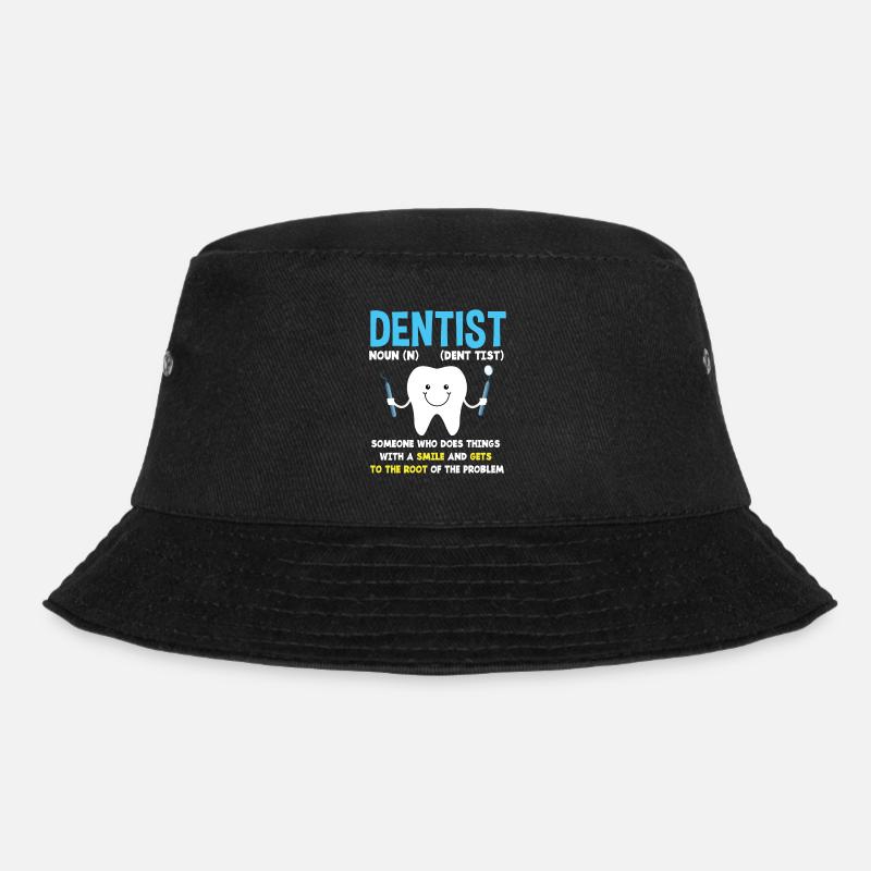 Zahnarzt - Bucket Hat - Schwarz