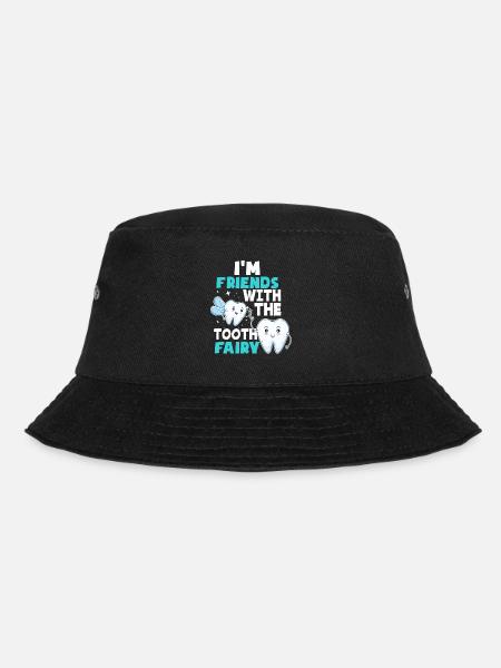 Dentist dentists profession funny saying - Bucket Hat - black