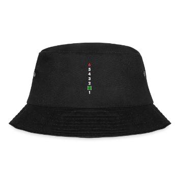 Motorcycle 6 gears speed adrenaline EKG - Bucket Hat - black - Front - Lela (165cm)
