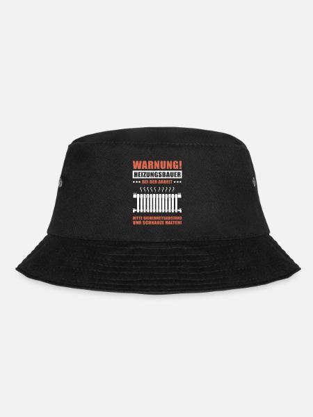 Anlagenmechaniker Heizungsbauer Geschenk SHK - Bucket Hat - Schwarz