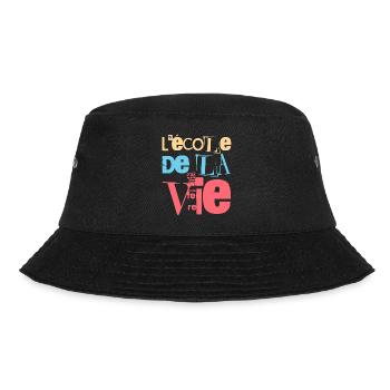 Experiences and Growth: School of Life - Bucket Hat - black - Front - Lela (165cm)