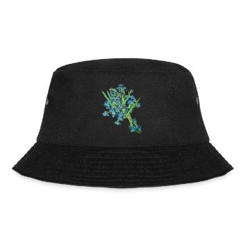 Vincent van Gogh * Iris Irises Flowers 1889 - Bucket Hat - black - Front - Lela (165cm)