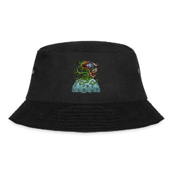Venus Fliegenfalle Rakete Fleischfressende Pflanze - Bucket Hat - Schwarz - Vorne - Lela (165cm)
