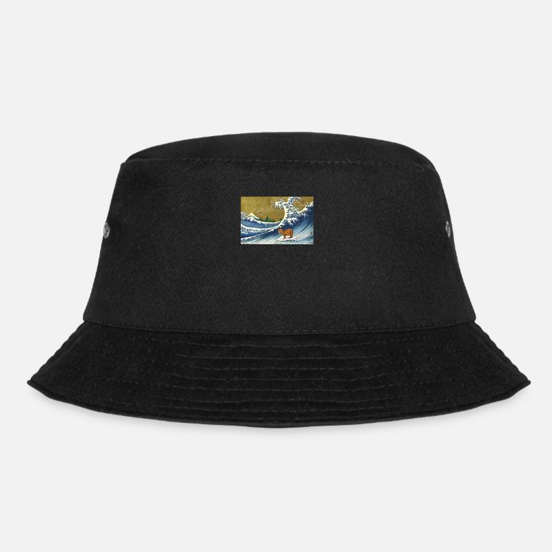 Capybara - Bucket Hat - Schwarz
