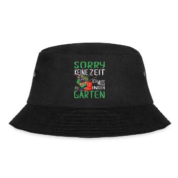 Sorry Der Garten Ruft Gärtnern Pflanzen Beet Rasen - Bucket Hat - Schwarz - Vorne - Lela (165cm)