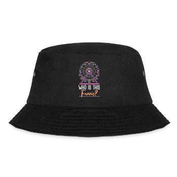 Riesenrad Geschenkidee - Bucket Hat - Schwarz - Vorne - Lela (165cm)